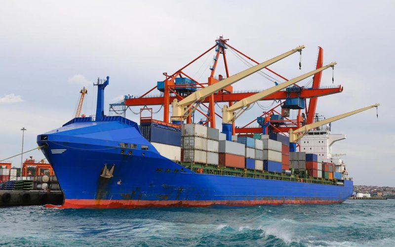 container-ship-in-port-photo